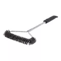 Brosse a grill triangulaire "Broil King" en acier inoxidable, manche plastique